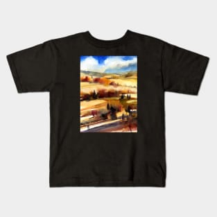 Tuscan countryside Kids T-Shirt